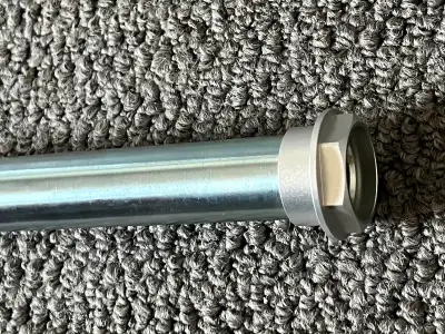 New Ducati Front Wheel Axle Spindle with aluminum Nut. Superbike all 848 1098 1198 Monster 797 821 1...