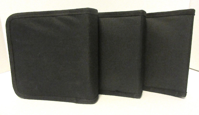 CD / DVD Wallet x 3 LOT (24 Disc Capacity each)~Black and Grey~ in CDs, DVDs & Blu-ray in Stratford - Image 2