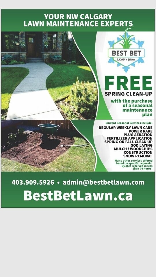 Best Bet Lawn & Snow Snow Removal, Lawn Care and Landscaping Lawn