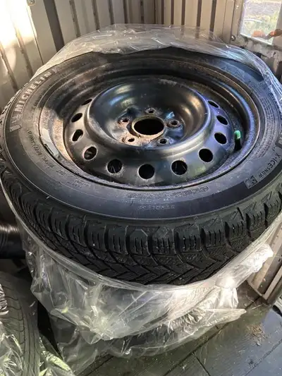 205/55/R16 Winter Tires on rims for sale, used in Hyundai Elantra 2016