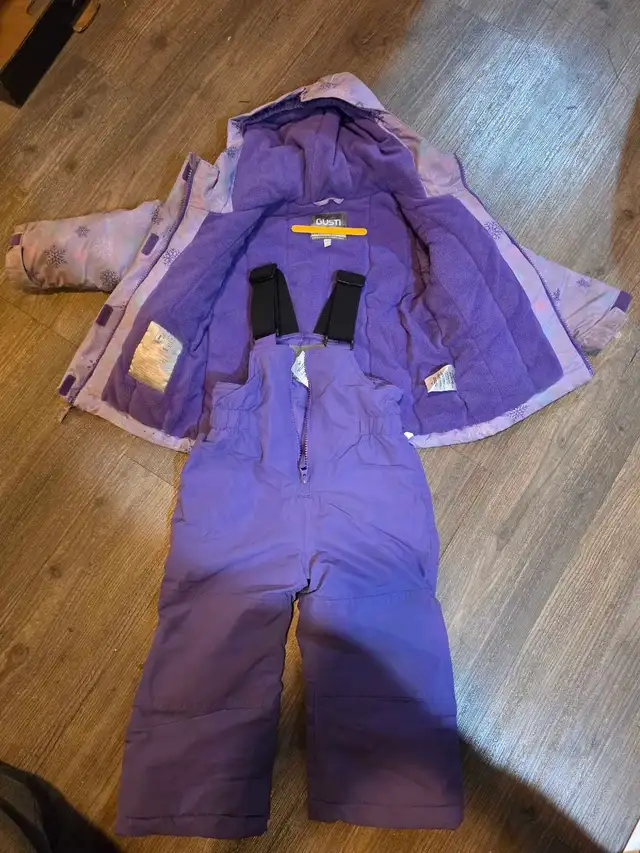 gusti girls toddler t2 snow jacket and pants