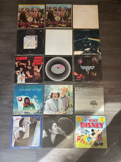 Classic Rock Vinyl Records - Beatles, Queen, Pink Floyd, Etc, View more
