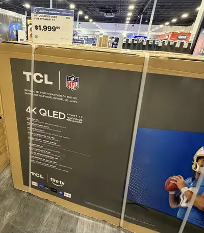TCL 85" 4K QLED Smart TV, View more