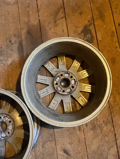 Selling a set of four 17-inch Volkswagen rims. These rims are used and show signs of wear, as you ca...