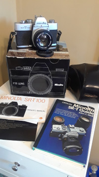 Vintage Minolta SRT100 Film Camera