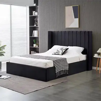 Black Storage Bed Sale | Warehouse Clearance Event, View more