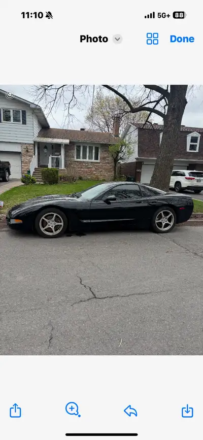 Black on black leather, great condition, automatic transmission, approx 88,000 km, targa roof