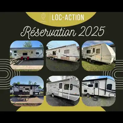 ‼️ Location de Roulotte - www.Loc-Action.ca ‼️ Vous cherchez une roulotte à louer? Loc-Action est là...