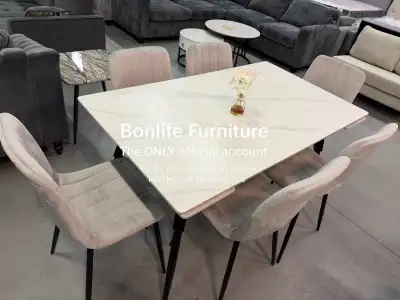 extendable dining table stone dining set on sale , View more