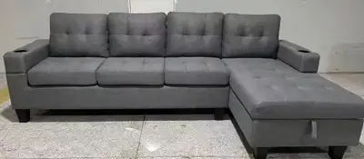 Living Room 4 Seater Couch | Soft Fabric, View more
