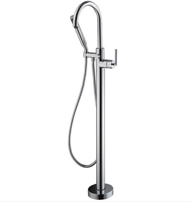 Luxart - TUB FILLER, FREESTANDING,  POLISHED CHROME in Plumbing, Sinks, Toilets & Showers in Charlottetown - Image 2