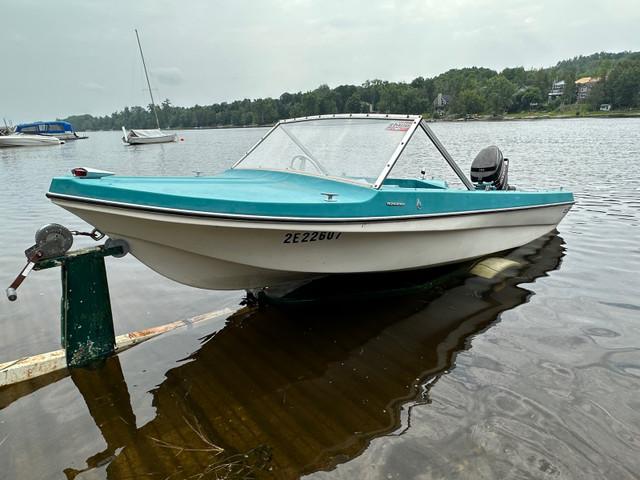 **Price Drop**14’ Fiberglass with two Mercury 50hp Thunderbolts  in Personal Watercraft in Ottawa - Image 3