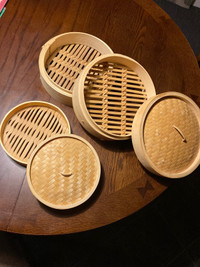 Bamboo steamer dumpling baskets