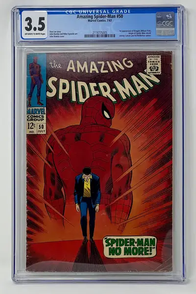 Amazing Spider-Man #50 CGC 3.5 Marvel First Kingpin 1967 , View more