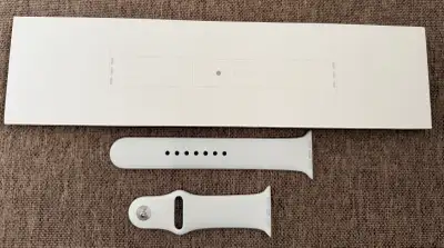 Apple Watch -  Genuine White Sport Band For Sale , View more