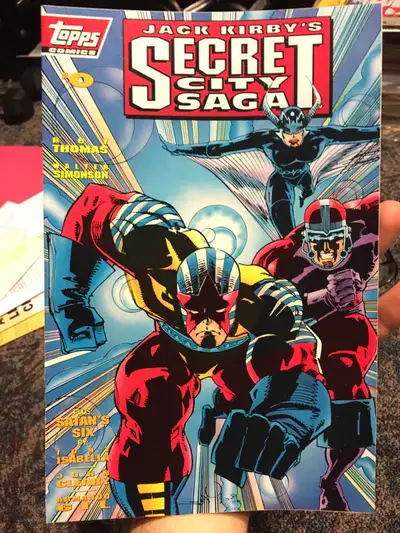 Jack Kirby's Secret City Saga #0 Topps Comics April Apr 1993 , View more