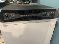 QSC PLX3002 Power Amplifier with custom hard case