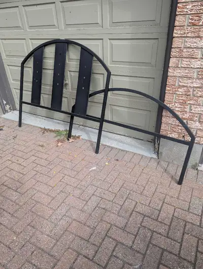 Metal Queen Bed Head and Foot Board $50.00 obo.
