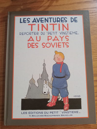 les aventures de tintin  au pays des soviets