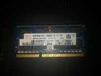 4Gb PC3 10600S 1333MHz DDR3 SO-DIMM Ram