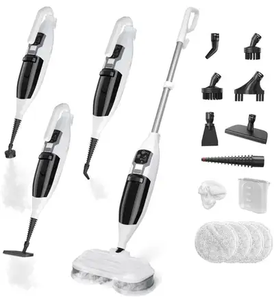 TORDER Steam Mop for Hard Floors & Tile with Washable Pads, View more