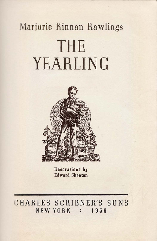 "The Yearling" 1st edition 1st printing 1938 in Arts & Collectibles in St. Catharines - Image 2