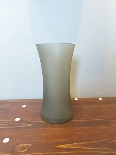 Dark Frosted Glass Vase, View more