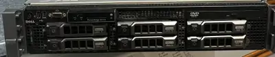 Serveur Dell 710 2XeonE5520,2.26GHZ,8M,1066MHz Max Mem 24GB,6X4GB,1066MH,4R RDIMMHDD, 6 450GB 15K SE...