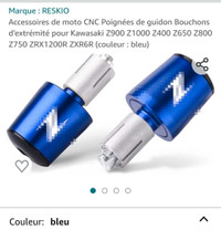 Bouchons d'extrémité Kawasaki z650 2019