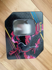 Boîte en métal à collectionner pour carte Pokémon 