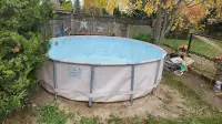 14ft round pool + $250 (new) accessories for sale - used 3 yrs.