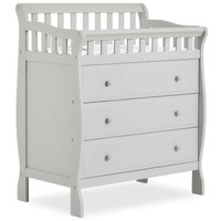 DreamOnMe Marcus Changing Table and Dresser (Mystic Grey)