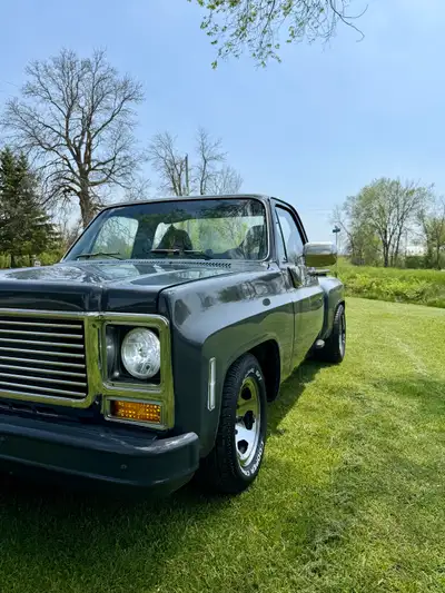 1979 GMC C15 short box step side entire truck has been took apart blasted, epoxy and painted (includ...