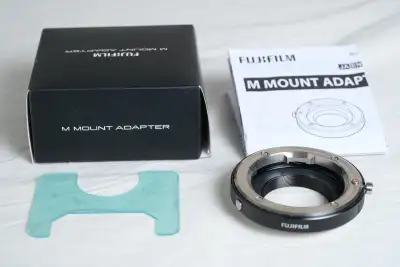 Adaptateur Fujifilm pour montures M vers Fuji X, View more
