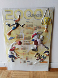 MINT Warner Bros. Looney Tunes Collectible 2000 Y2K Calendar