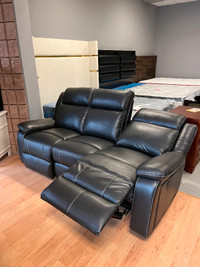 Genuine Leather power recliner sofa on clearance sale