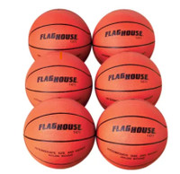FlagHouse Active Series Rubber Basketball, Size 6