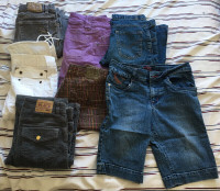 Girls size 14 jeans & shorts - 7 pieces