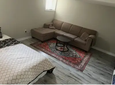 A big room is available for rent in two bedrooms basement.