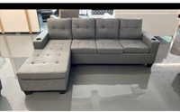 "Chic Comfort: The 4-Seater Sectional Sofa with Chaise Lounge"
