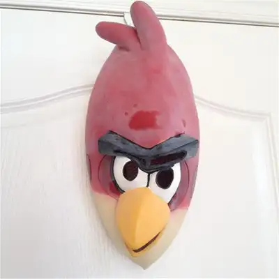 Hallowe'en Costumes for Older kids - 7+ Red Angry Birds rubber mask - $10 Vampire cape - 45 inches -...