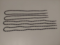 2 Pair of Shoelaces (Black & White)