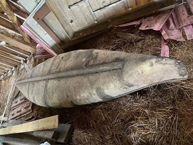 Birch Bark Canoe approx 100 year old