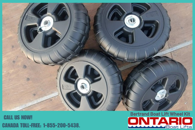 Ontario Boat Lifts' Wheel Kit: Make Your Boat Lift Travel-Ready in Other in Winnipeg