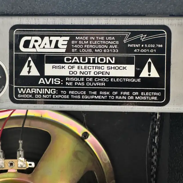 Vintage Crate GX-15 Guitar Amplifier 15W 2-Channel Practice Comb in Amps & Pedals in City of Toronto - Image 6