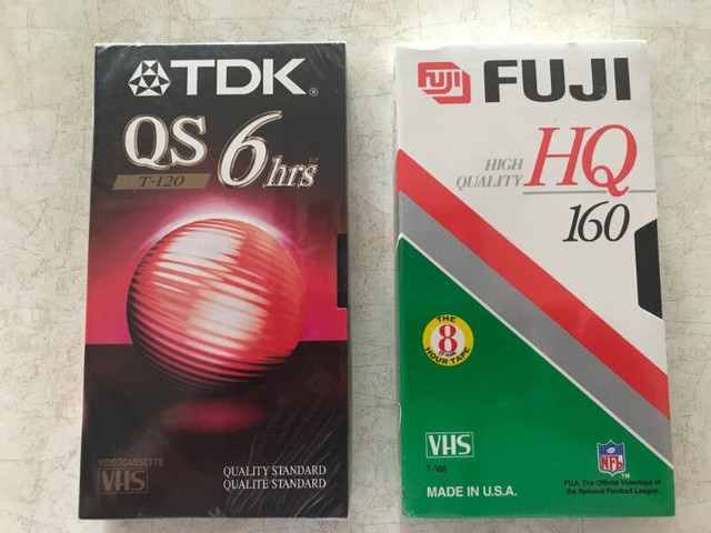 Two brand new VHS tapes- sealed in original wrapping. in CDs, DVDs & Blu-ray in Hamilton