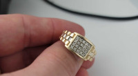 10k diamond gold ring SOLD