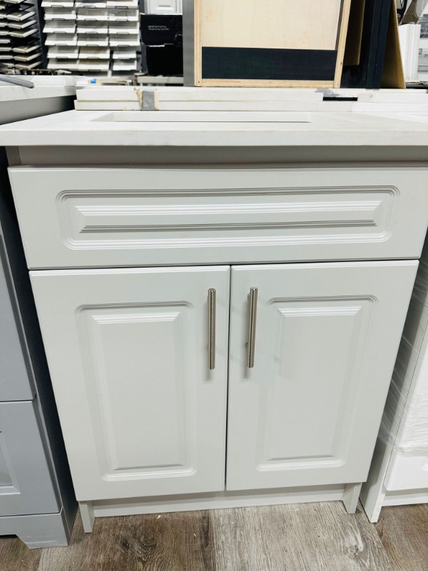 24" MDF Vanity in grey color for bathroom Bathwares Mississauga