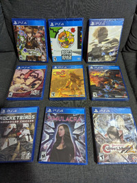 Playstation 4 games Limited Run New/Nouveau