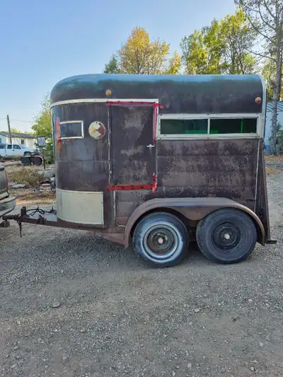 2-Horse trailer for sale. It will new boards, new tires, and electrical work, some body panels could...